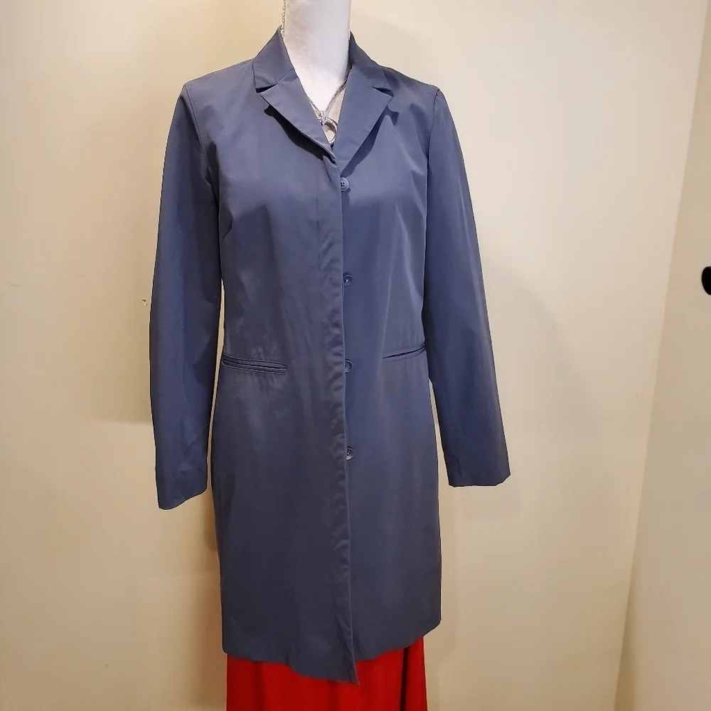 Gap gray long trench to gray coat size S